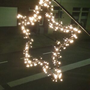 kerstster gevelverlichting